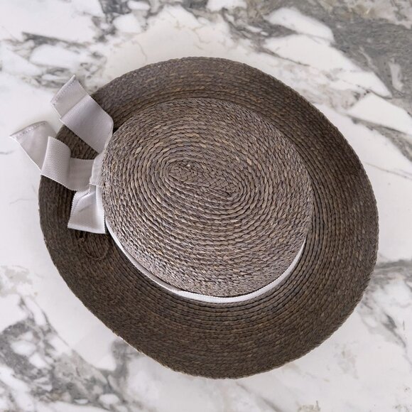 NWT - Helen Kaminski Newport SB Raffia Hat - Eclipse Melange👒 - Picture 6 of 8